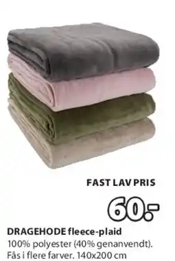 JYSK Fleece-plaid tilbud