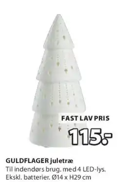 JYSK GULDFLAGER juletræ tilbud