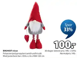 JYSK BRONSIT nisse tilbud