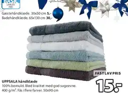 JYSK UPPSALA håndklæde tilbud