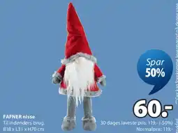 JYSK FAFNER nisse tilbud