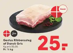 SPAR Gestus Ribbensteg af Dansk Gris tilbud