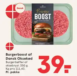 SPAR Burgerboost af Dansk Oksekød tilbud