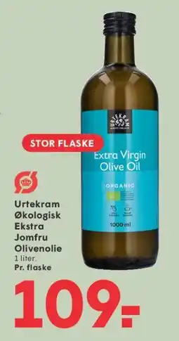 SPAR Urtekram Økologisk Ekstra Jomfru Olivenolie tilbud