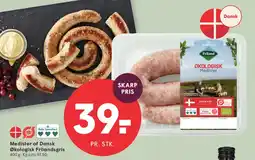 SPAR Medister af Dansk Økologisk Frilandsgris tilbud