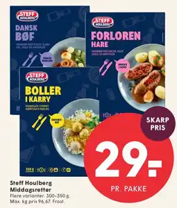 SPAR Steff Houlberg Middagsretter tilbud