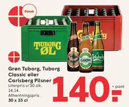 SPAR Gran Tuborg, Tuborg Classic eller Carlsberg Pilsner tilbud