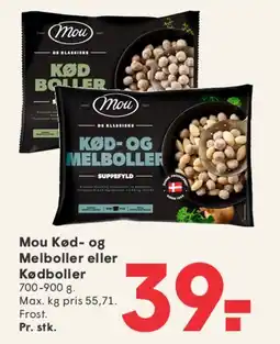 SPAR Mou Kød- og Melboller eller Kødboller tilbud