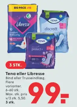 SPAR Tena eller Libresse tilbud