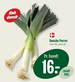 Min Købmand Danske Porrer tilbud