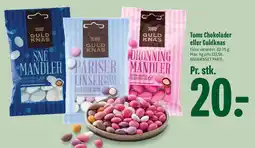 Min Købmand Toms Chokolader eller Guldknas tilbud