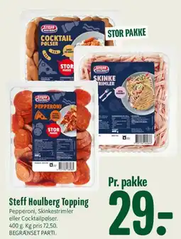 Min Købmand Steff Houlberg Topping tilbud