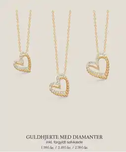 Vibholm Guldhjerte med diamanter tilbud