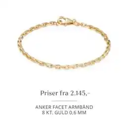 Vibholm Anker Facet Armbånd tilbud