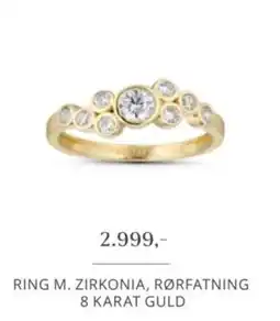 Vibholm Ring M. Zirkonia tilbud