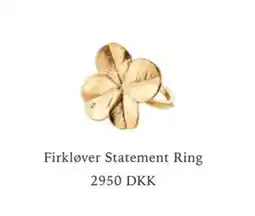 Vibholm Firkløver Statement Ring tilbud