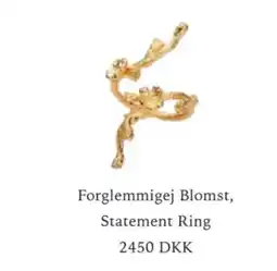 Vibholm Forglemmigej Blomst, Statement Ring tilbud