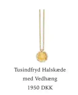 Vibholm Tusindfryd Halskæde med Vedhæng tilbud