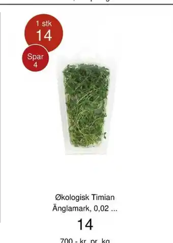 Coop.dk MAD Änglamark timian tilbud