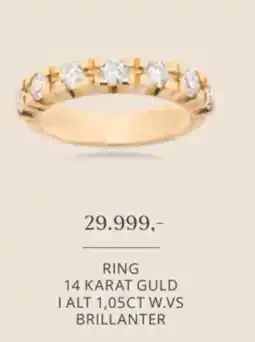 Vibholm Ring 14 Karat Guld tilbud