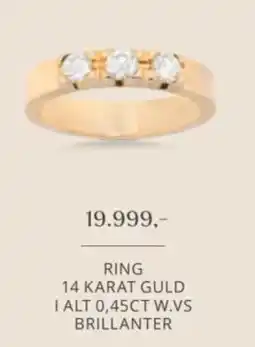 Vibholm Ring 14 karat guld tilbud