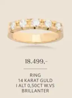 Vibholm Ring 14 karat guld tilbud