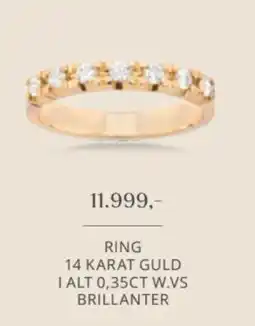 Vibholm Ring 14 karat guld tilbud