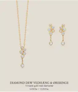 Vibholm Diamond Dew Vedhæng & Øreringe tilbud