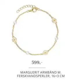 Vibholm Marguerit armbånd m. tilbud