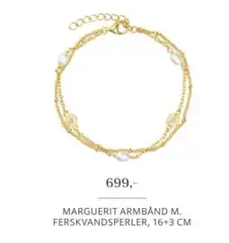 Vibholm Marguerit armbånd m. tilbud