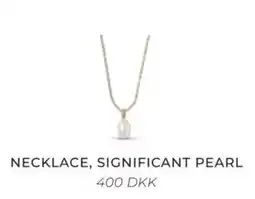 Vibholm Necklace, Significant Pearl tilbud