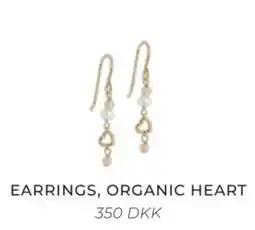 Vibholm Earrings, Organic Heart tilbud