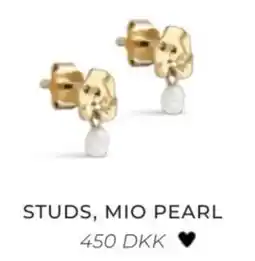 Vibholm Mio Pearl Studs tilbud