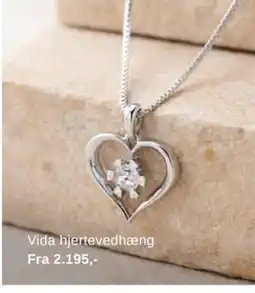 Vibholm Vida hjertevedhæng tilbud