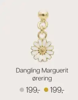 Vibholm Dangling Marguerit ørering tilbud