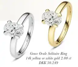 Vibholm Sifja Grace Ovale Solitaire Ring tilbud