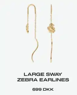 Vibholm Large Sway Zebra Earlines tilbud