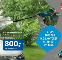 Davidsen Makita trykrenser 18 V tilbud