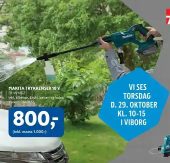 Makita trykrenser 18 V