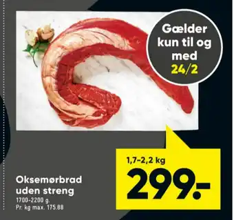 Bilka Pålækker oksemørbrad tilbud