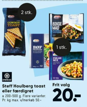 Bilka Steff houlberg toast tilbud