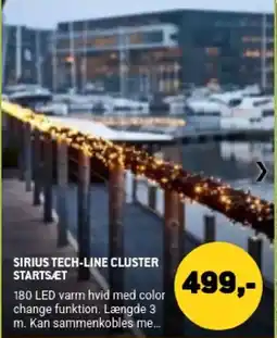 XL-BYG Sirius Tech-line Cluster tilbud