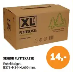 XL-BYG Senior flyttekasse tilbud