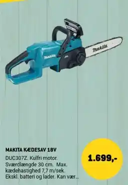 XL-BYG Makita kædesav 18v tilbud