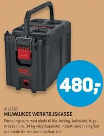 Milwaukee værktøjskasse