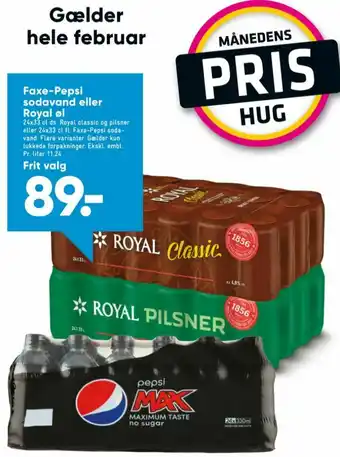 Bilka Royal classic øl tilbud