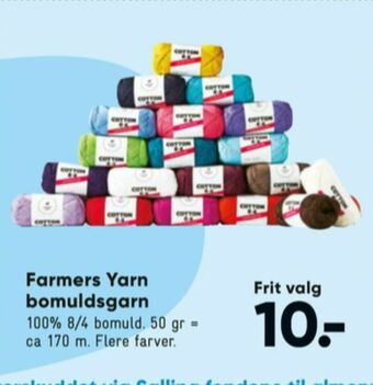 Bilka Farmers yarn garn tilbud