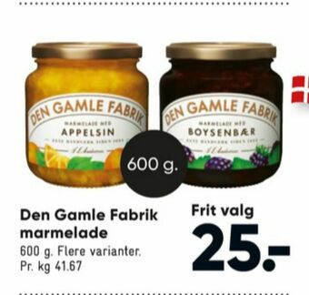 Bilka Den gamle fabrik marmelade tilbud