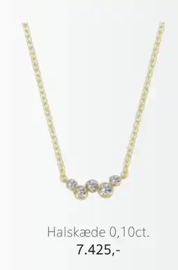 Aveny Halskæde 0,10ct tilbud