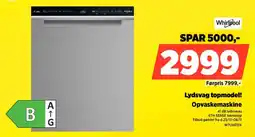 Power Whirlpool Opvaskemaskine tilbud